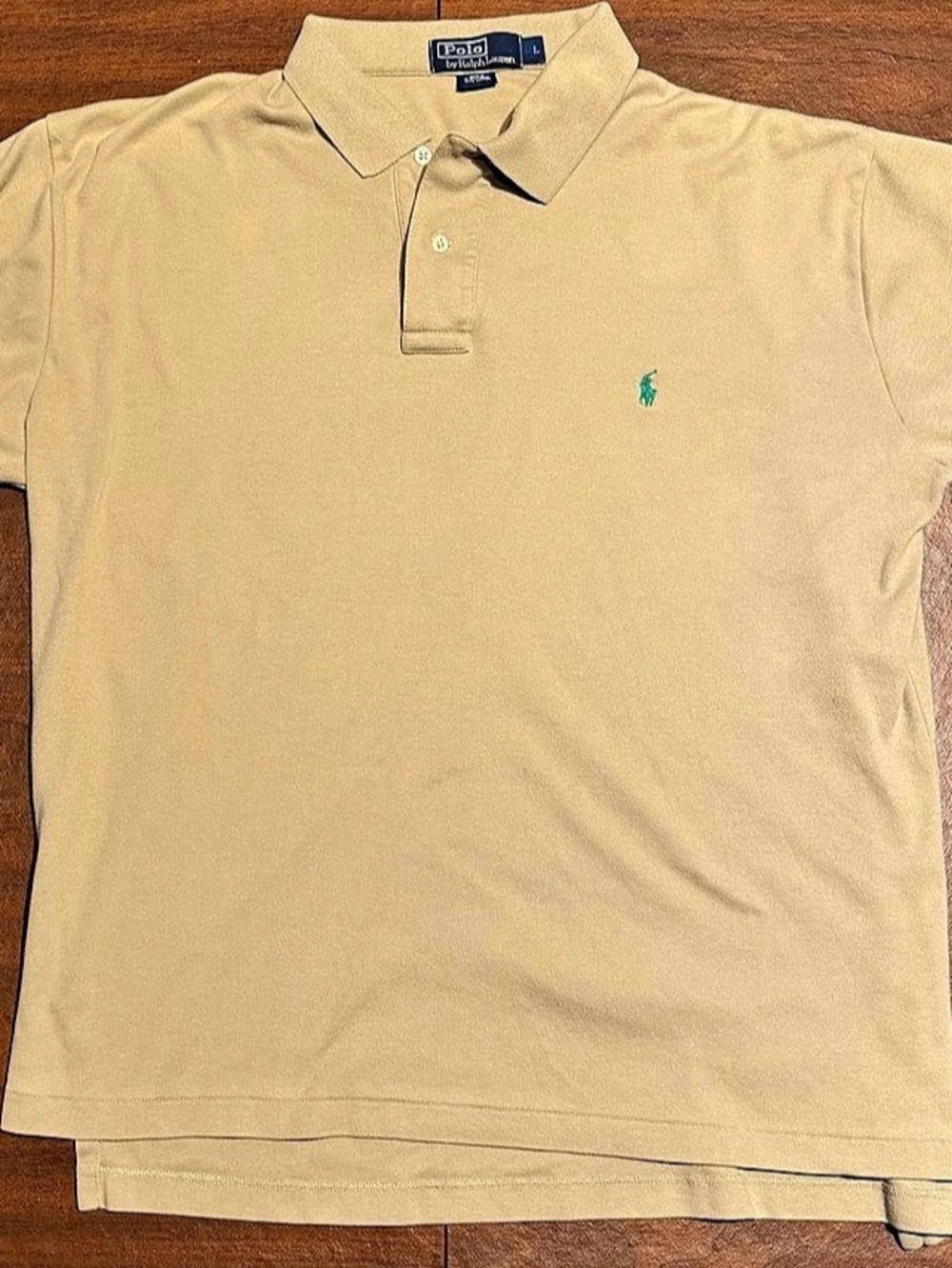Polo by Ralph Lauren Men's Polo Shirt in Brown Size Large